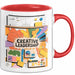 Kreativ Direktor Tasse Geschenk Lustige Geschenkidee Spruch Für Visionäre Führung Rot Trendation