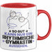 RhythmischeGymnastin Geschenk Tasse So Gut Kann Nur Ein RhythmischeGymnastin Aussehen Geschenkidee Kaffee-Becher Rot Trendation