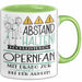 Opernfan Tasse Geschenk Lustig Abstand Halten Hochleistungs-Opernfan Mit Drang Zur Perfektion Bei Der Arbeit Grün Trendation