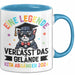 Einschulung Tasse Geschenk Kita Abgänger 2025 Eine Legende Geht Vom Gelände 1. Schultag Blau Trendation