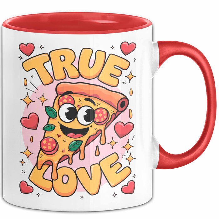 Pizza Liebhaber Tasse Geschenk Lustige Geschenkidee Spruch Für Käse Liebhaber Rot Trendation