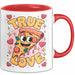 Pizza Liebhaber Tasse Geschenk Lustige Geschenkidee Spruch Für Käse Liebhaber Rot Trendation