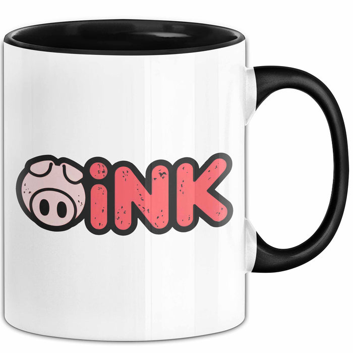 Schweinezüchter Schweine Tier Tasse Becher Geschenk Lustige Geschenkidee Spruch Grunz Trendation