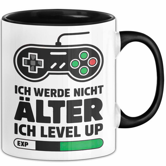 Gamer Gaming Liebhaber Tasse Geschenk Lustige Geschenkidee Spruch Ich Werde Nicht Älter Ich Level Up Trendation