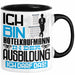 Hotelkaufmann Ausbildung Tasse Geschenk Ich Bin Hotelkaufmann In Der Ausbildung Ich Darf Das Geschenkidee Spruch Schwarz Trendation