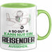 Reisender Geschenk Tasse So Gut Kann Nur Ein Reisender Aussehen Geschenkidee Kaffee-Becher Grün Trendation