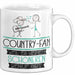 Country-Fan Weil Es Keinen Schöneren Beruf Gibt Tasse Geschenk für Eine Country-Fan Lustig Weiß Trendation