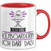 Geschenk für Keyboarderin Tasse Lustige Geschenkidee Geburtstag Ich Bin Keyboarderin Ich Darf Das Rot Trendation