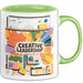 Kreativ Direktor Tasse Geschenk Lustige Geschenkidee Spruch Für Visionäre Führung Grün Trendation