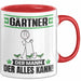 Gärtner Tasse Geschenk für Gärtner Der Mann Der Alles Kann Geschenkidee zum Geburtstag Rot Trendation