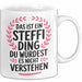 Steffi Tasse Geschenk Das Ist Ein Steffi Ding Geschenkidee Geburtstag Weiß Trendation