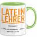 Lateinlehrer Unterricht Tasse Geschenk Lustige Geschenkidee Spruch Latein Lehrer Grün Trendation