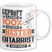 Gitarrist Geschenk Lustiger Spruch für Gitarrist Geschenkidee Bester Gitarrist Der Welt Weiß Trendation