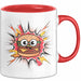 Burger Fan Tasse Geschenk Lustige Geschenkidee Spruch Für Fast Food Fans Rot Trendation