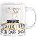 Geschenk für Vogelretterin Tasse Lustige Geschenkidee Geburtstag Ich Bin Vogelretterin Ich Darf Das Weiß Trendation