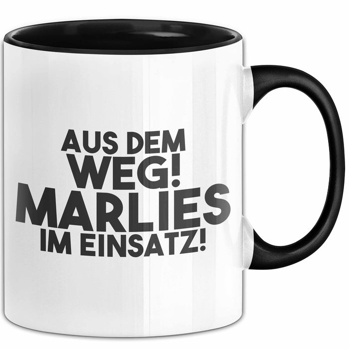 Marlies Tasse Aus Dem Weg! Marlies Im Einsatz! Geschenk