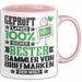SammlervonBriefmarken Geschenk Lustiger Spruch für SammlervonBriefmarken Geschenkidee Bester SammlervonBriefmarken Der Welt Rosa Trendation