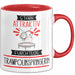 Trampolinspringerin Tasse Geschenk Becher Stark Attraktiv Furchtlos Trampolinspringerin Lustige Geschenkidee Rot Trendation