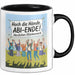Schüler Abschluss Tasse Geschenk Lustige Geschenkidee Spruch Hoch Die Hände Abi Ende Trendation