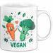 Veganer Tasse Geschenk Lustige Geschenkidee Spruch Für Pflanzliche Ernährung Fans Weiß Trendation