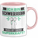 Schwiegersohn Tasse Geschenk für Schwiegersohn Geburtstag Lustiger Spruch Kaffee-Becher Was Ist Deine Superkraft Rosa Trendation