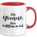Yvonne Tasse Ich Yvonne, Bin Vollkommen Geschenk Rot Trendation