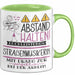 Straßenmusikerin Tasse Geschenk Lustig Abstand Halten Hochleistungs-Straßenmusikerin Mit Drang Zur Perfektion Bei Der Arbeit Grün Trendation