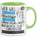 Musikgeschäftsinhaberin Tasse Geschenk Spruch Wer Will Schon Prinzessin Sein Wenn Man Auch Musikgeschäftsinhaberin Sein Kann Grün Trendation