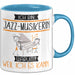 Jazz-Musikerin Tasse Geschenk Ich Bin Jazz-Musikerin Warum Weil Ich Es Kann Geschenkidee Geburtstag Blau Trendation