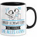 Singer-Songwriterin Geschenk Tasse Becher Die Frau Die Allen Kann Geschenkidee für eine Singer-Songwriterin Lustig Trendation