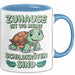 Schildkröte Tierliebhaber Tasse Geschenk Lustige Geschenkidee Spruch Zuhause Ist Wo Meine Schildkröten Sind Blau Trendation