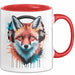 Fuchs Tierliebhaber Tasse Geschenk Lustige Geschenkidee Spruch Rot Trendation