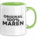 Maren Tasse Original 100% Maren Geschenk Grün Trendation