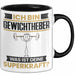 Gewichtheber Tasse Geschenk für Gewichtheber Geburtstag Lustiger Spruch Kaffee-Becher Was Ist Deine Superkraft Schwarz Trendation