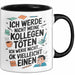 Bürokollege Tasse Geschenkidee Ich Töte Meine Kollegen Nicht Schwarz Trendation