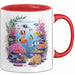 Aquarium Enthusiast Tasse Geschenkidee für Fischhalter Rot Trendation