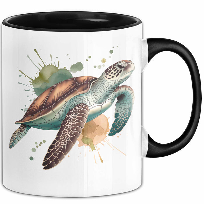 Schildkröte Tierliebhaber Tasse Geschenk Lustige Geschenkidee Spruch Trendation