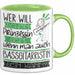 Bassgitarristin Tasse Geschenk Spruch Wer Will Schon Prinzessin Sein Wenn Man Auch Bassgitarristin Sein Kann Grün Trendation