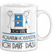 Geschenk für Aquarium-Hobbyistin Tasse Lustige Geschenkidee Geburtstag Ich Bin Aquarium-Hobbyistin Ich Darf Das Weiß Trendation