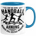 Mädchen Handball-Spielerin Tasse Geschenk Spruch Echte Mädchen Spielen Handball Geschenkidee Frauen Ein Tag Ohne Handball Ist Wie Keine Ahnung Blau Trendation