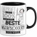 Beste Musikbloggerin Der Welt Tasse Geschenk für Eine Musikbloggerin Geprüft Und Sicher Geschenkidee Geburtstag Weihnachten Schwarz Trendation
