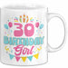 30. Geburtstag Tasse Frauen Mädchen Geschenkidee Lustig 30 Birthday Girl Lustiger Spruch Weiß Trendation