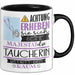 Taucherin Tasse Geschenk Lustiger Spruch Bitte Erheben Sie Sich Seine Majestät Die Taucherin Betritt Den Raum Schwarz Trendation