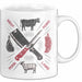 Metzger Tasse Geschenkidee Fleischschneider Lustiger Spruch Geschenkidee Lustig Weiß Trendation