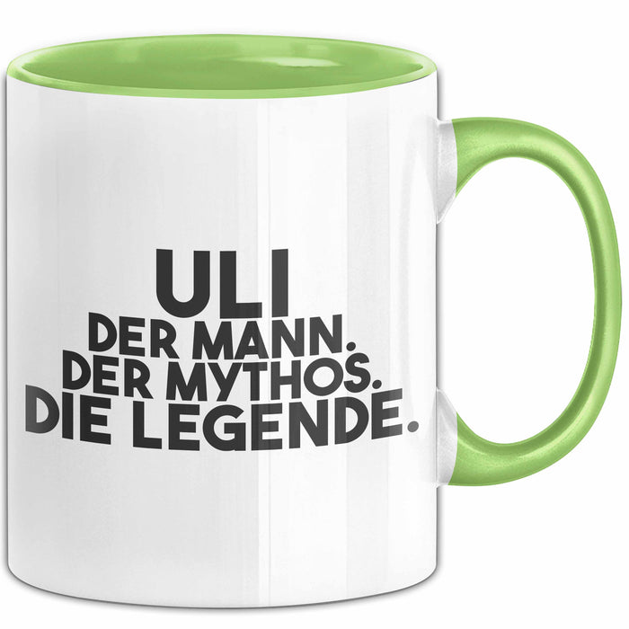 Uli Tasse Uli – Der Mann. Der Mythos. Die Legende. Geschenk
