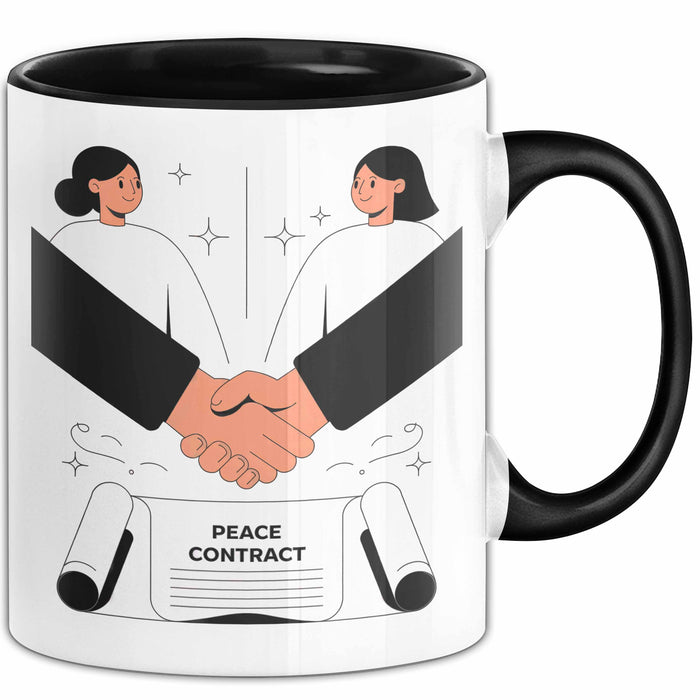 Mediator Tasse Geschenk Lustige Geschenkidee Spruch Für Konflikt Löser Trendation