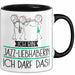 Geschenk für Jazz-Liebhaberin Tasse Lustige Geschenkidee Geburtstag Ich Bin Jazz-Liebhaberin Ich Darf Das Trendation
