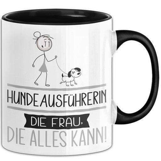 Hundeausführerin Geschenk Tasse Becher Die Frau Die Allen Kann Geschenkidee für eine Hundeausführerin Lustig Trendation
