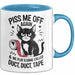 Katzen Tasse Geschenk Duct Duct Tape Geschenkidee Lustig Katze Sarkasmus Blau Trendation