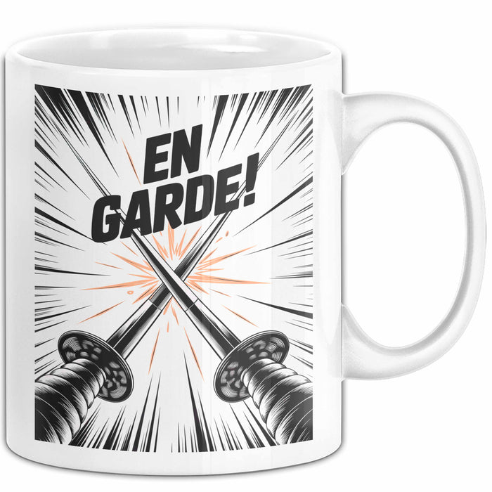 Fechter Tasse Geschenk Lustige Geschenkidee Spruch Für Schwertsport Fans Weiß Trendation